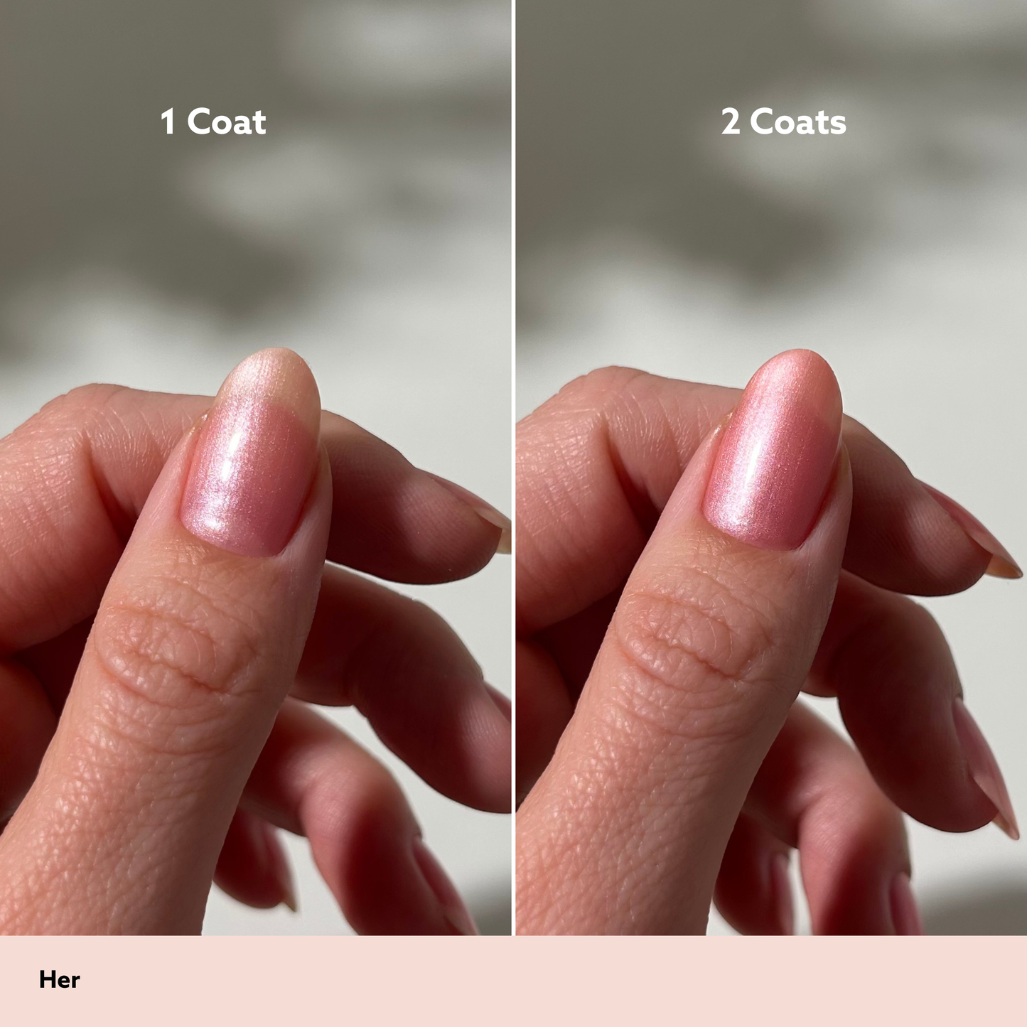 Her 1 coat vs 2 coats