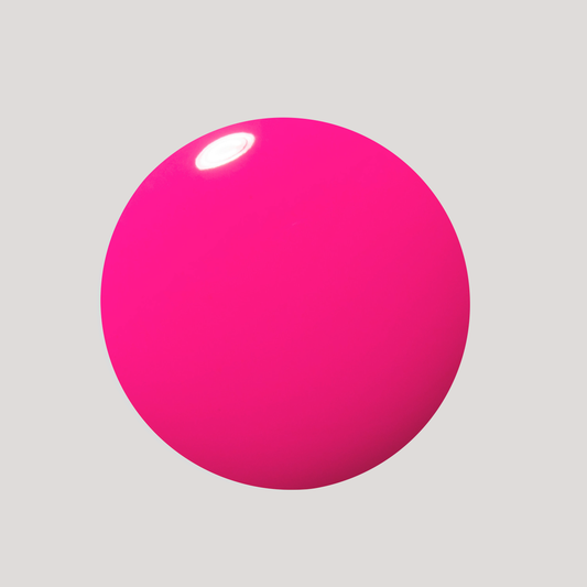 Pink sphere on a gray background