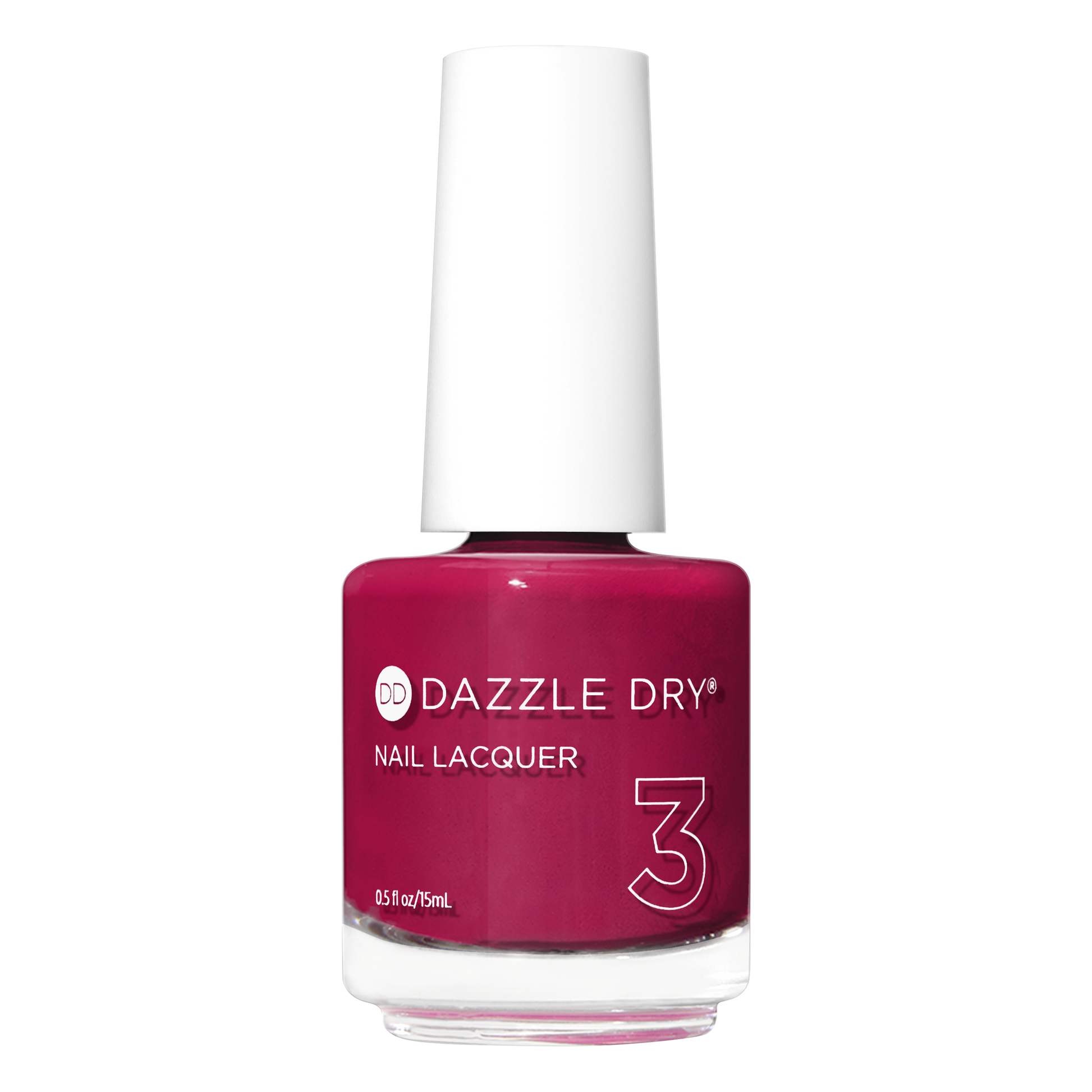 Dazzle Dry Raspberry Rush full-size Lacquer bottle