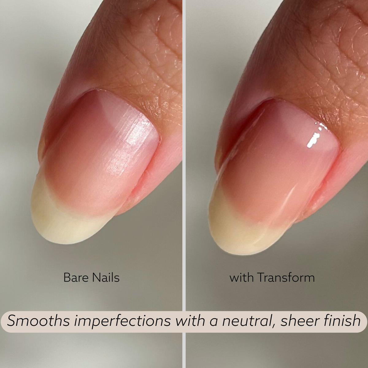 Bare Transform by Dazzle Dry Bare Nails Vs. Transform