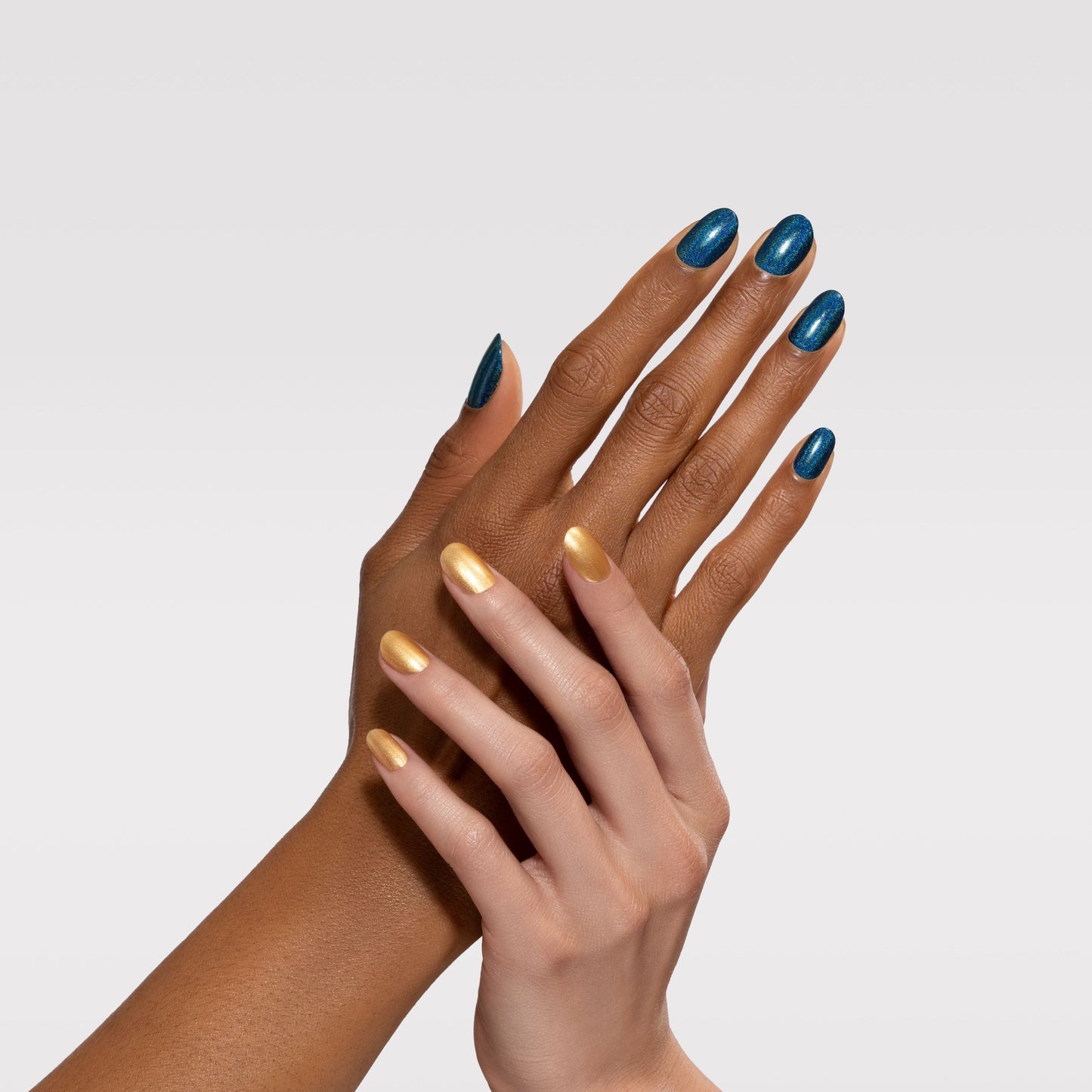 hand with painted nails