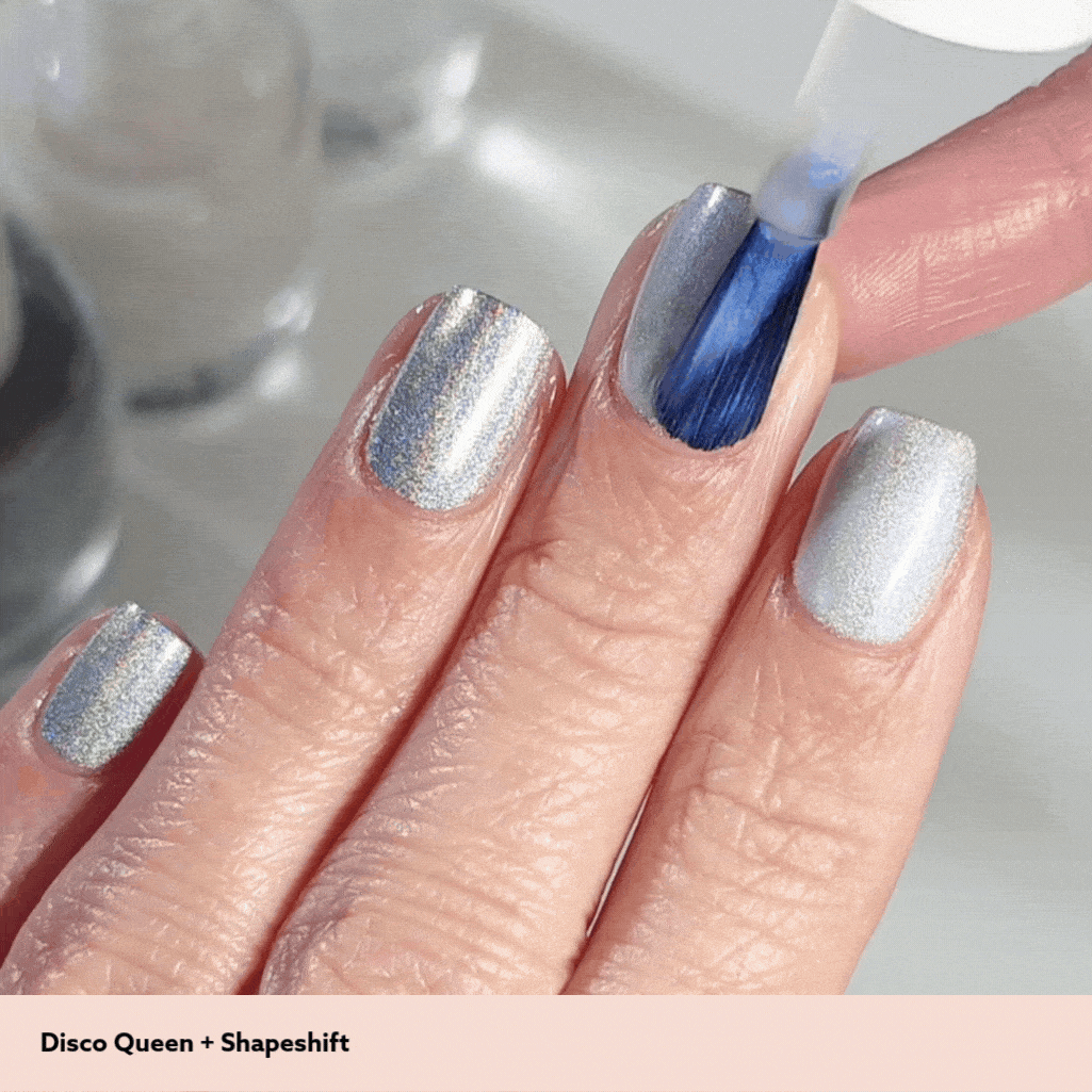 video of nail polish painted on hand