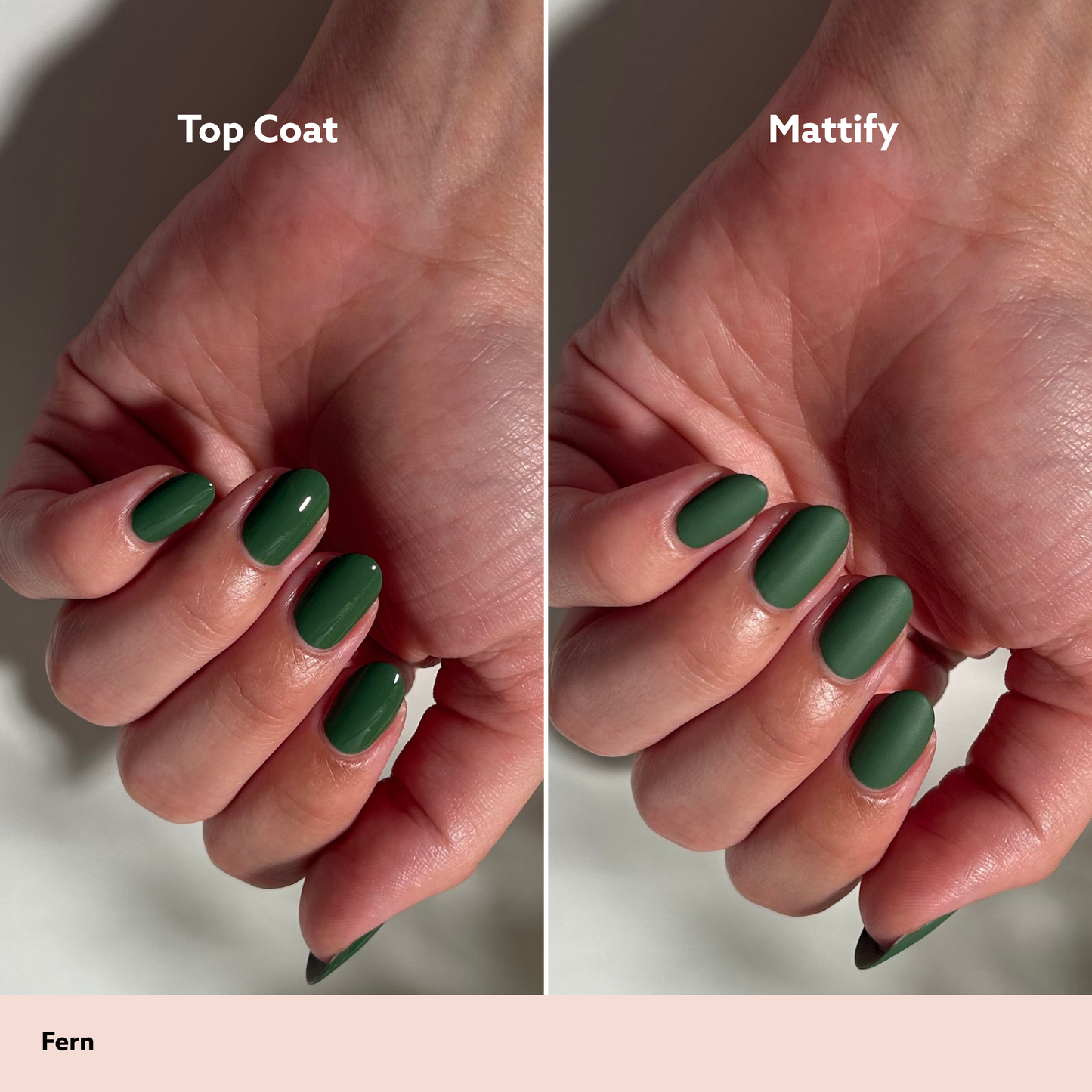 Fern by Dazzle Dry Top Coat Vs. Mattify