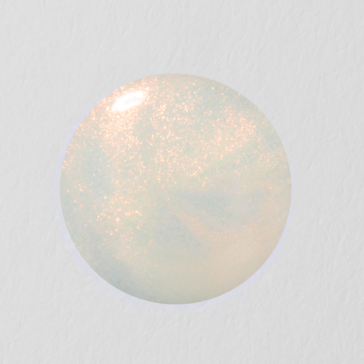 Round light fixture on a white background