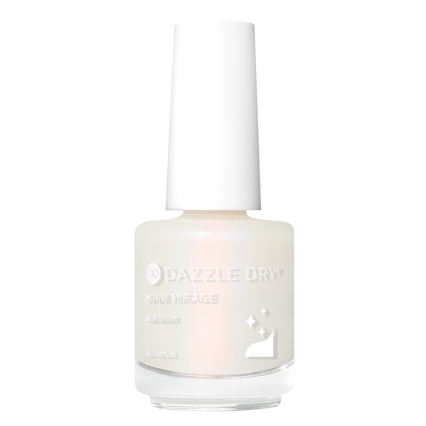 Dazzle Dry nail polish bottle on a white background