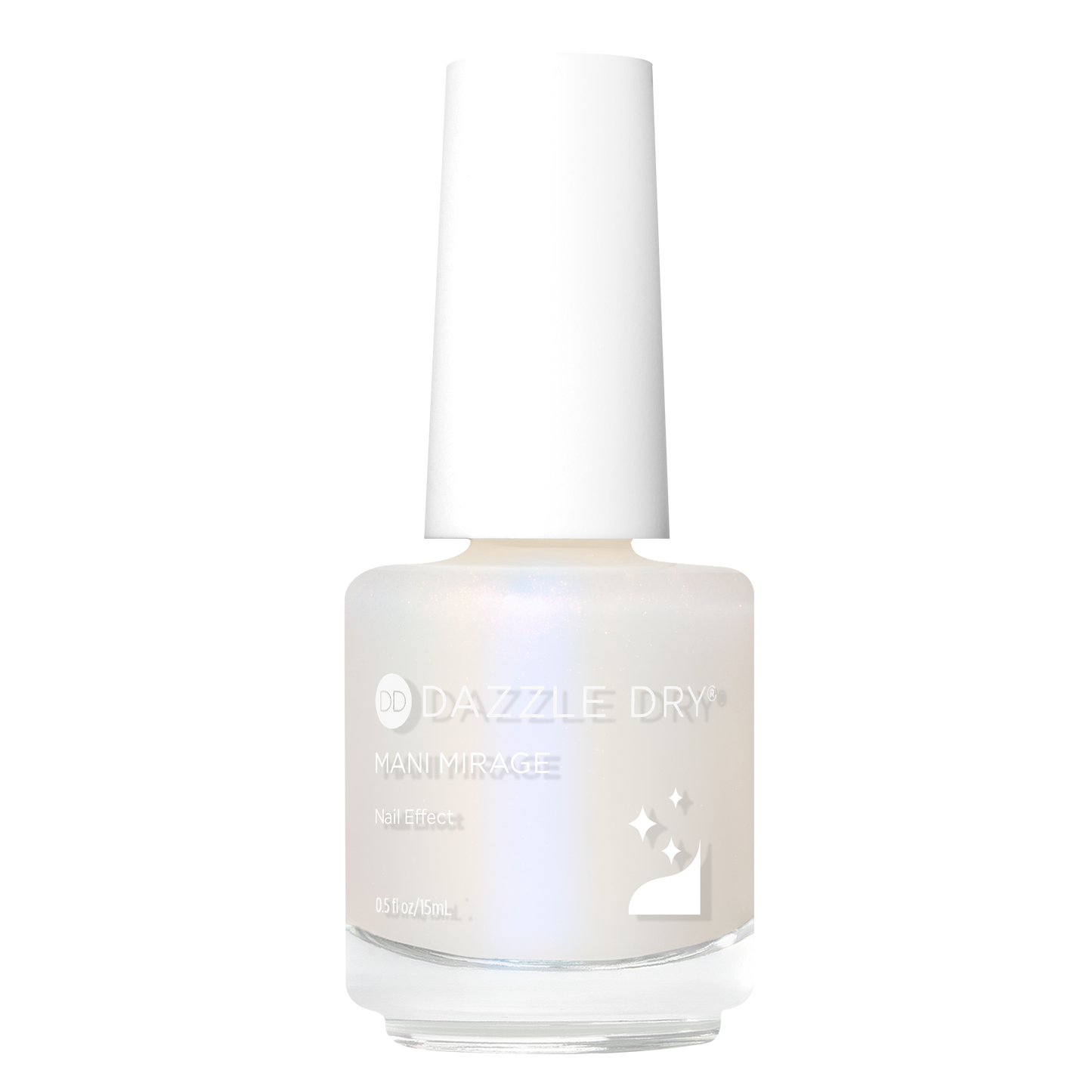 Nail polish bottle with 'Dazzle Dry' branding on a white background