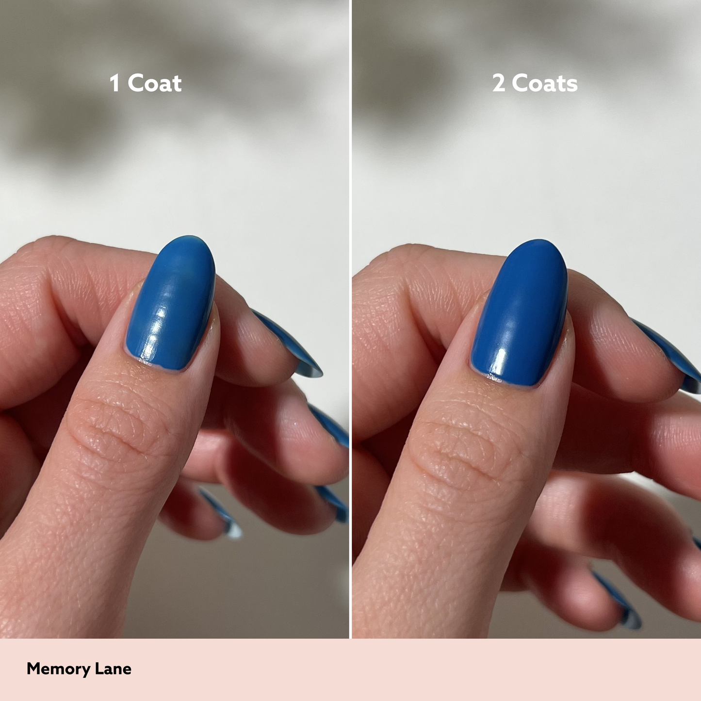 Memory Lane 1 coat vs 2 coats