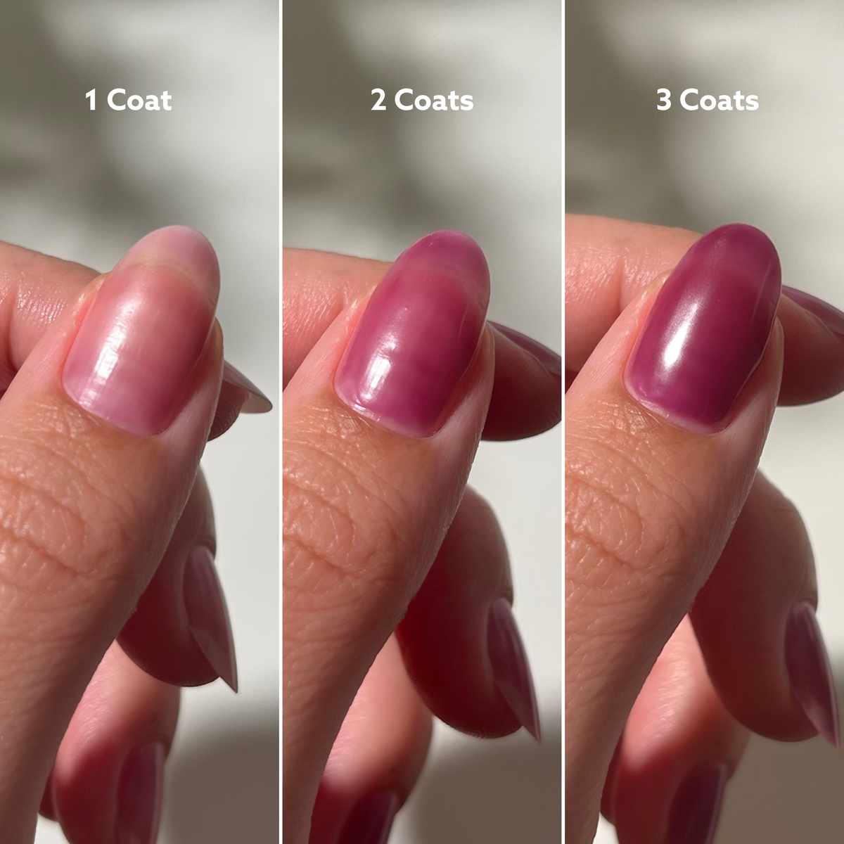Hand Showing Different Coats For Tickets Please Jelly Polish by Dazzle Dry