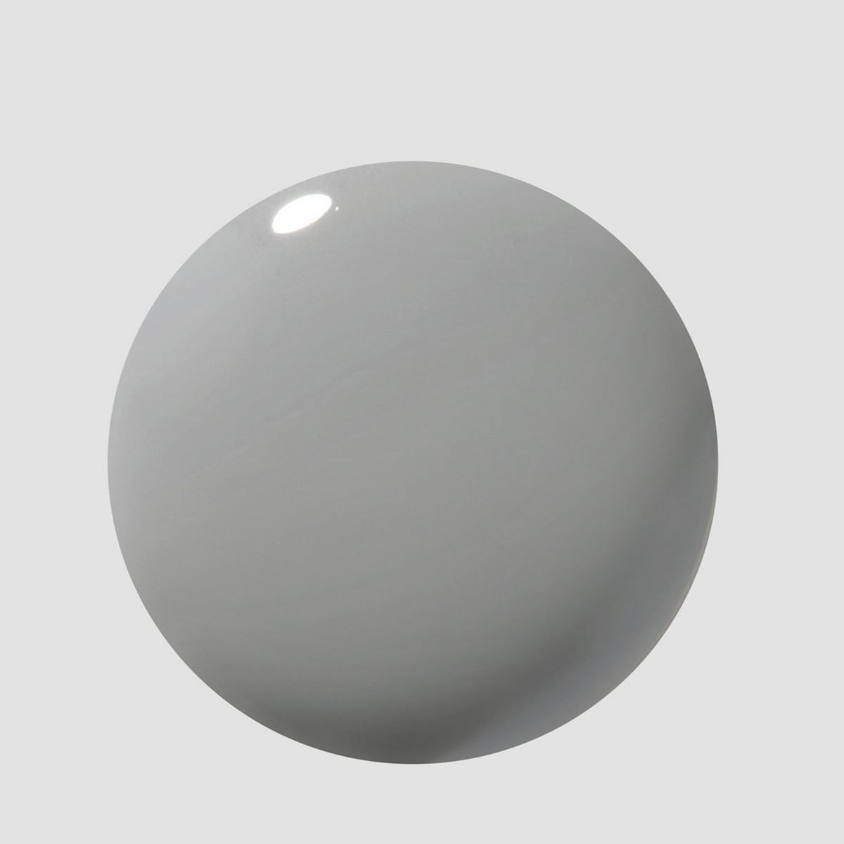 Tranquil Gray Lacquer Color Swatch Dot